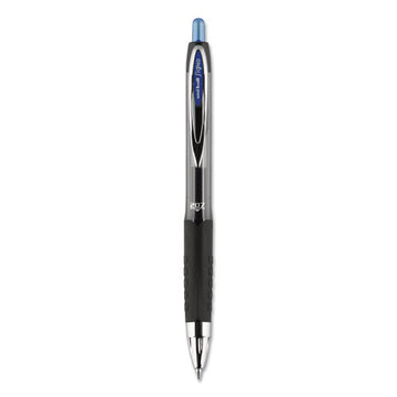 uni-ball® Signo 207 Gel Pen, Retractable, Medium 0.7 Mm, Blue Ink, Smoke-black-blue Barrel, Dozen freeshipping - TVN Wholesale